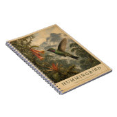 Carnet Forêt de nuages colibri VINTAGE (Côté Droit)