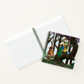 Carnet Forêt d'elfes de Chien Vizsla (Intérieur)
