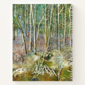 Carnet forêt d'hiver peinture aquarelle (Dos)