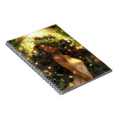 Carnet Forêt Elf Africain-Américain Imaginaire Noir Art (Côté Droit)