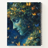 Carnet Forêt enchantée de la déesse papillon (1) (Dos)