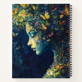 Carnet Forêt enchantée de la déesse papillon (2) (Dos)