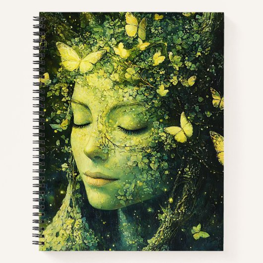 Carnet Forêt enchantée de la déesse papillon (3) (Devant)