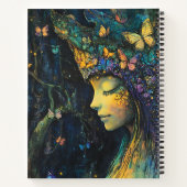 Carnet Forêt enchantée de la déesse papillon (6) (Dos)