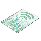 Carnet Forêt - feuilles tropicaux plus devis (Côté gauche)