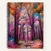 Carnet Forêt lumineuse et magique (Devant)
