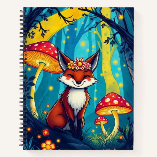Carnet Forêt magique en Whimsical Conception/Mélange rena (Devant)