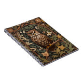 Carnet Forêt majestueuse de chouette à cornes (Côté Droit)