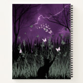 Carnet Forêt mystique de chats et papillons (Dos)