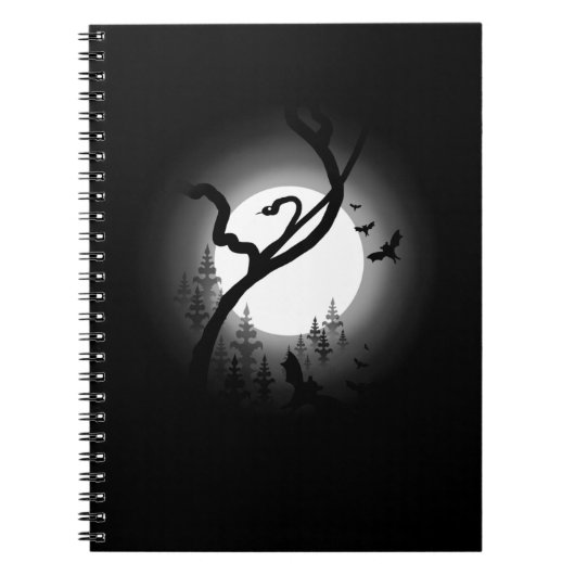 Carnet Forêt nocturne enchantée (Devant)