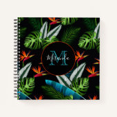 Carnet Forêt noire feuillage vert feuille (Devant)