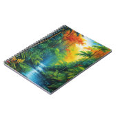 Carnet Forêt pluviale colorée (Côté gauche)