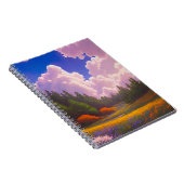 Carnet Forêt sous un ciel nuageux Moody (Côté Droit)