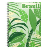 Carnet Forêt tropicale brésilienne impression de vacances (Devant)