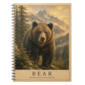 Carnet Forêts de Bear Mountain VINTAGE (Devant)