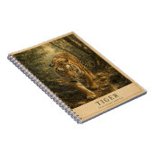 Carnet Forêts de tigre de l'Inde VINTAGE (Côté Droit)