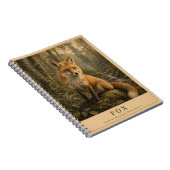 Carnet Forêts tempérées de renard VINTAGE (Côté Droit)
