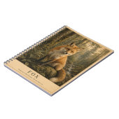 Carnet Forêts tempérées de renard VINTAGE (Côté gauche)