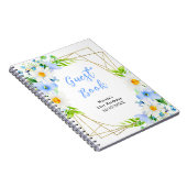 Carnet Forget Me Nots and Daisies Birthday Guest Book (Côté Droit)