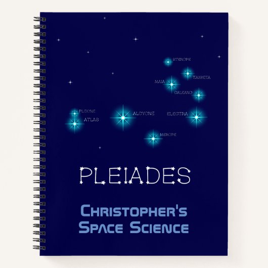 Carnet Formation de l'hémisphère nord Pleiades Star (Devant)