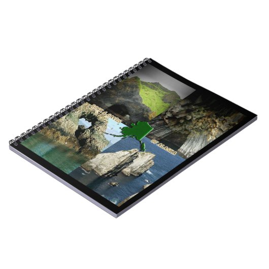 Carnet Formations et grottes rocheuses en Alaska Collage (Côté gauche)