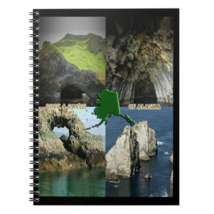 Carnet Formations et grottes rocheuses en Alaska Collage