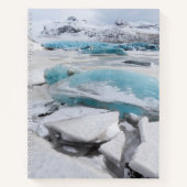 Carnet Formations glaciaires de glace en hiver (Devant)