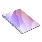 Carnet Forme de vague géométrique Abstraite avec C doux d (Côté Droit)