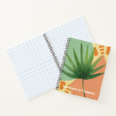 Carnet Formes Abstraites feuille de palme (Intérieur)