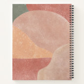 Carnet Formes Abstraites Modernes Nordiques Nom (Dos)