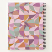 Carnet Formes Abstraites modernes Plum Sage Recette perso (Dos)