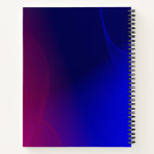 Carnet Formes abstraites roses et bleues (Dos)