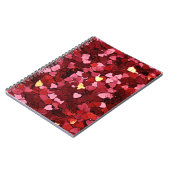 Carnet Formes cardiaques Texture-20622 (Côté gauche)