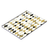 Carnet Formes colorées, motif abstrait géométrique (Côté gauche)