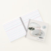 Carnet Formes d'aquarelle Abstraites souples personnalisé (Intérieur)