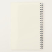 Carnet Formes d'aquarelle élégantes en Peach Personnalisé (Verso)