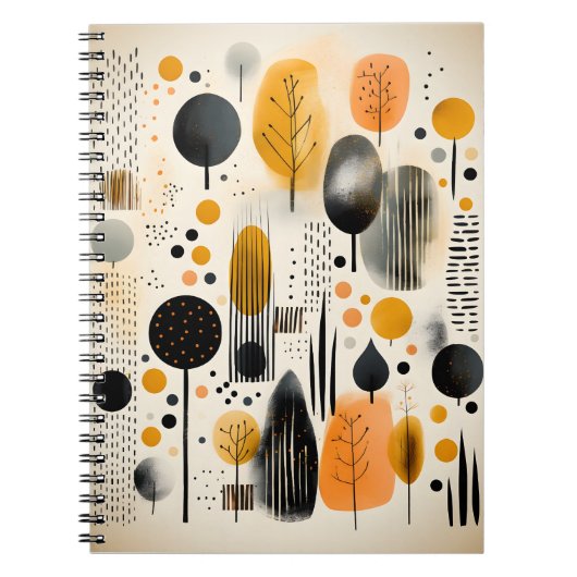 Carnet Formes de composition géométrique scandinave uniqu (Devant)