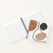 Carnet Formes de forme libre Abstraites - Brown et noires (Intérieur)