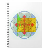 Carnet Formes d'or de rectangle (Devant)