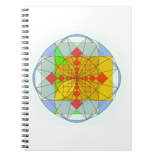 Carnet Formes d'or de rectangle (Devant)