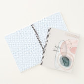 Carnet Formes d'or rose Abstrait tendance Note personnali (Intérieur)