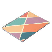Carnet Formes géométriques abstraites colorées (Côté gauche)