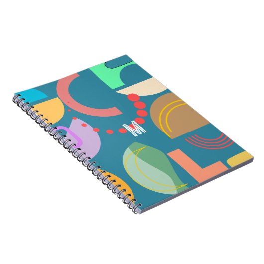 Carnet Formes géométriques Abstraites Impression recto-ve (Côté Droit)