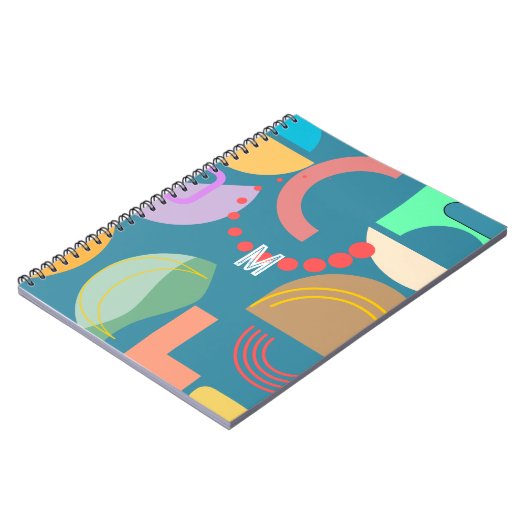 Carnet Formes géométriques Abstraites Impression recto-ve (Côté gauche)