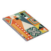 Carnet Formes géométriques, arrière - plan simple plat. (Côté Droit)