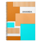 Carnet Formes géométriques découpées en papier (Devant)