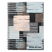 Carnet Formes géométriques et rayures (Devant)