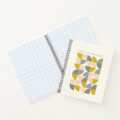 Carnet Formes géométriques mignonnes Pastel Personnalisée (Intérieur)