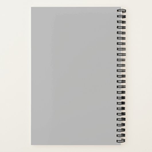 Carnet Formes géométriques minimes en gris vert personnal (Verso)