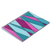 Carnet formes géométriques modernes Abstraites triangles  (Côté gauche)